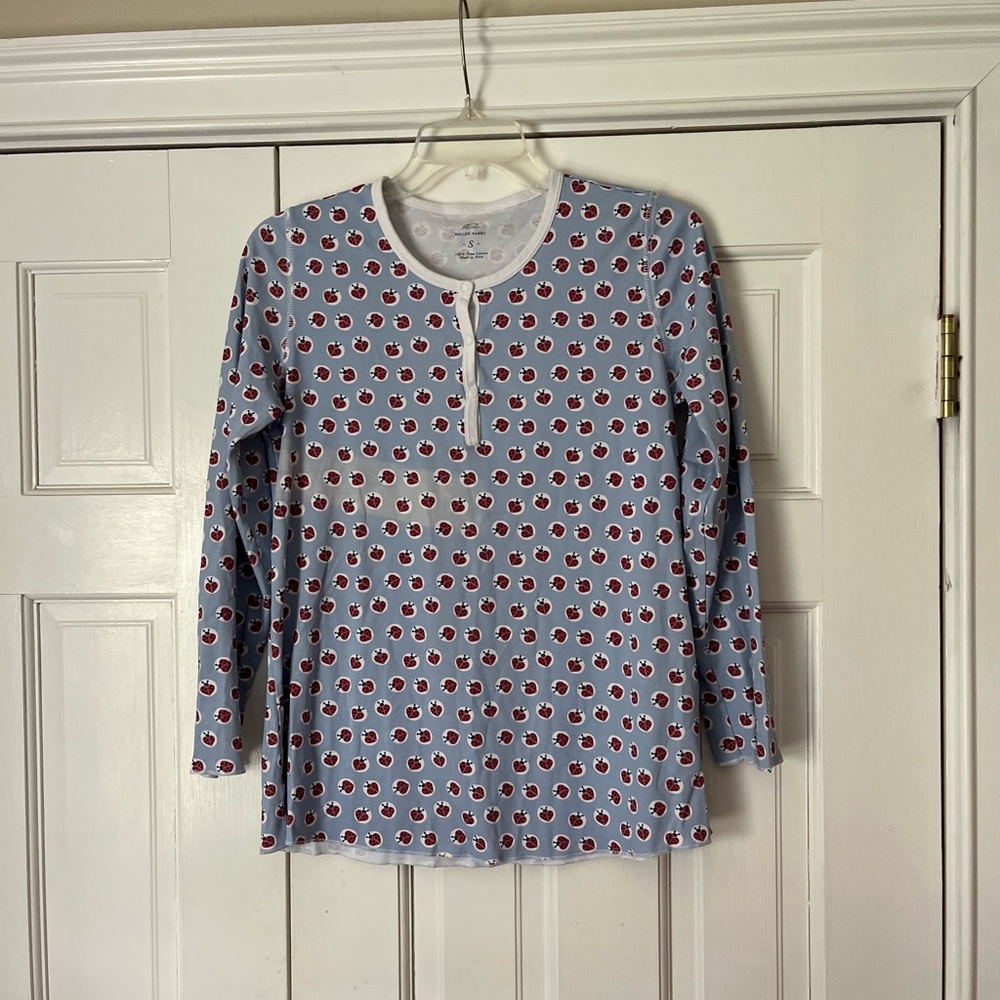Roller Rabbit Ladybug Pajama Top *flawed*